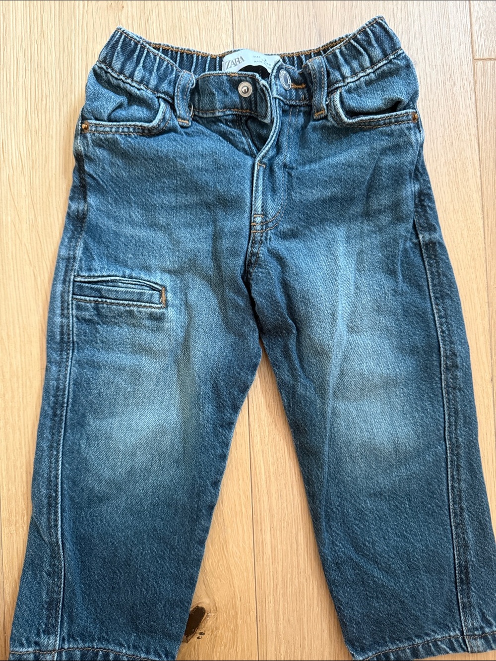Zara boys Relaxed Blue Denim Jeans